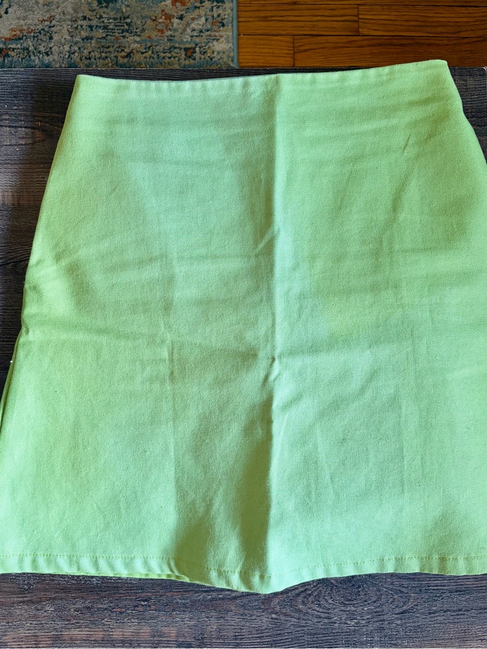 Rare Nooworks A-Line Lime Green Mini Skirt - Picture 2 of 9